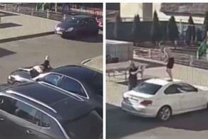 В Воронеже неадекват разгромил машины во дворе