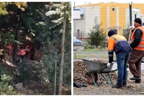 Драка из-за траншеи: 30 рабочих сцепились на стройке и устроили замес