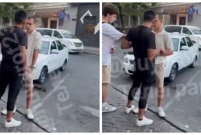 Парень пришёл на помощь другу в драке