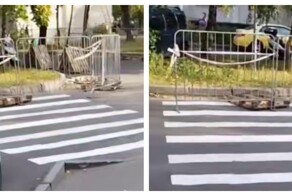 Пешеходный переход, ведущий в никуда