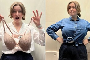 Бюстгальтер вместо сумки: девушка нашла способ не платить за багаж