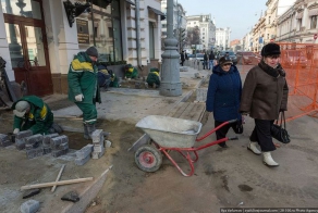 О пешеходных зонах в Москве (35 фото)
