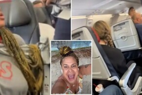 В США пассажирку примотали к сиденью скотчем после того, как та напала на стюардессу