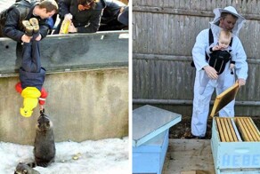 20+ пап, которые ведут себя как-то по-настоящему необычно, но детям это очень нравится!