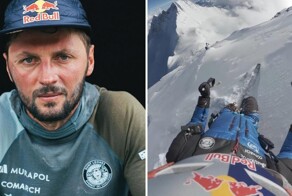 Впервые в истории: польский смельчак спустился с вершины Эвереста на лыжах и без кислородного баллона