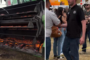 В Мексике на празднике сельхозтехника превратилась в гигантские гриль-площадки