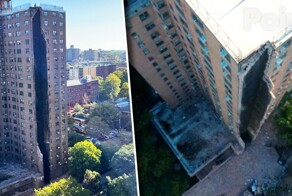 В Нью-Йорке частично обрушился многоэтажный жилой дом