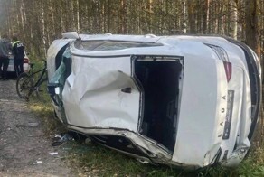 Первое ДТП из-за заклинившего руля Lada Vesta