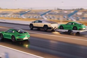 Гонка Cybertruck против Porsche 911 оказалась постановкой