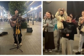 Турист из Китая спел на улице Казани и неожиданно завоевал внимание прохожих