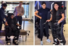 В США девушка впервые за 10 лет смогла пойти после аварии с помощью экзоскелета