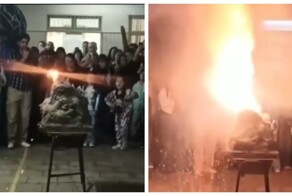 Школьный вулкан вышел из-под контроля: в Аргентине девочка устроила настоящее извержение