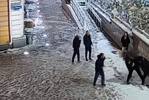 Драка у гастробара в Омске
