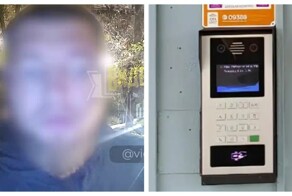 В Уфе мужчина напал с ножом на домофон