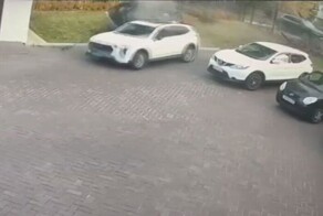 В Чебоксарах  водитель Toyota Fortuner эффектно появился на парковке