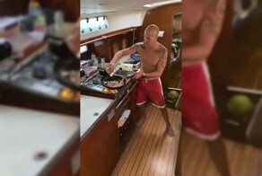 Как готовят еду на яхтах во время шторма
