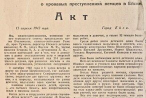 Трагедия в Ейском детдоме