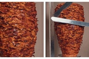 Кондитерская  выпустила торт в виде вертела с мясом