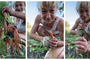 Нестандартный способ помыть морковь