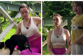 Девушка пыталась записать видео с йогой, но всё пошло не по плану
