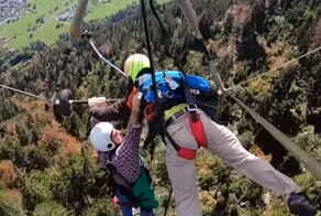 Первый полет туриста на дельтаплане превратился в борьбу за жизнь