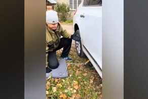 Когда решил поменять резину своими руками