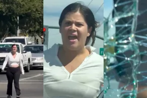 Неожиданная реакция: женщина с криками бросилась к машине после звука клаксона