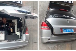 Кофейня, где автомобиль стал частью интерьера