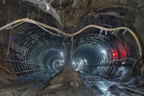 Строительство тоннелей метро в Нью-Йорке (33 фото)
