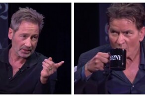 Как Дэвид Духовны впервые встретил Чарли Шина