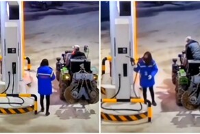 И заправился и помылся