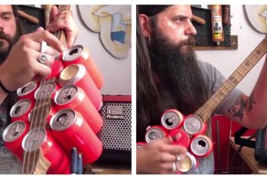 Гитара из пивных банок