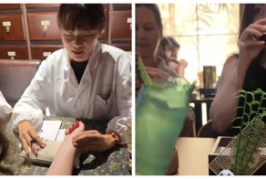 В Шанхае открылся бар, где врачи подбирают коктейли по пульсу и состоянию языка