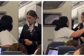 Пассажирка российского самолета начала курить и пригрозила потушить сигарету о стюардессу