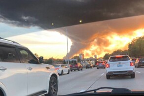 Момент крушения самолёта в&nbsp;США попал на&nbsp;видео