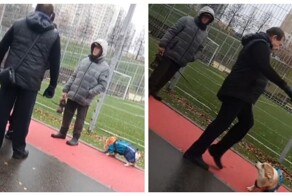 В Москве мужчина напал на подростков и пнул их собаку