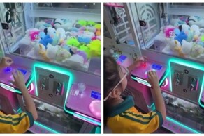 Девочка обманула игровой автомат