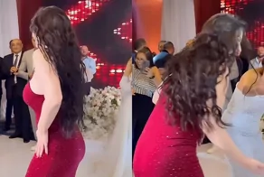 Неожиданный момент на свадьбе