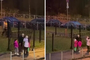 В Санкт-Петербурге соседи сняли на видео, как отец избивает троих дочерей