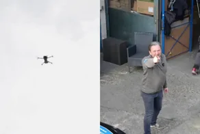 Бельгийская компания использовала «шпионский» дрон для креативного маркетинга