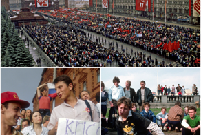 Прогулка по Москве 1990 года