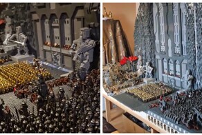 Фанат «Хоббита» воссоздал гору Эребор из Лего