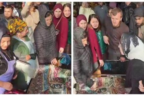 В Дагестане устроили давку из-за бесплатных ковров