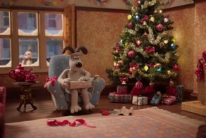 Новогодняя реклама с Уоллесом и Громитом