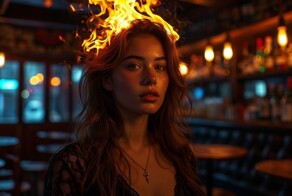 В Улан-Удэ незнакомка подожгла волосы девушки в баре