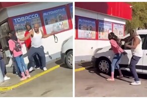 Отец публично наказал дочь за курение