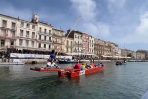 Французские жонты: когда рыцарские поединки переносятся на воду