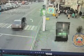 ДТП в Калининграде "Он добрался до тротуара"