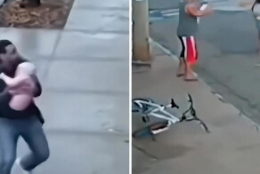 Мгновенная реакция: мужчины ловят детей в самых опасных моментах