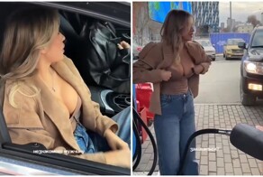 Решили попросить незнакомого мужчину заправить машину